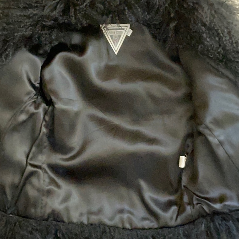 Vintage 80s Marvin Richards Mongolian Lamb Fur Jacket - Picture 5 of 6